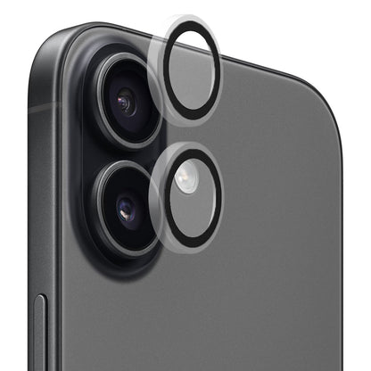 Película Protetora de Câmera Traseira Blueo Metal Frame para Apple iPhone 17, Vidro Temperado, Transparente