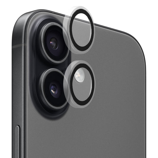 Película Protetora de Câmera Traseira Blueo Metal Frame para Apple iPhone 17, Vidro Temperado, Transparente