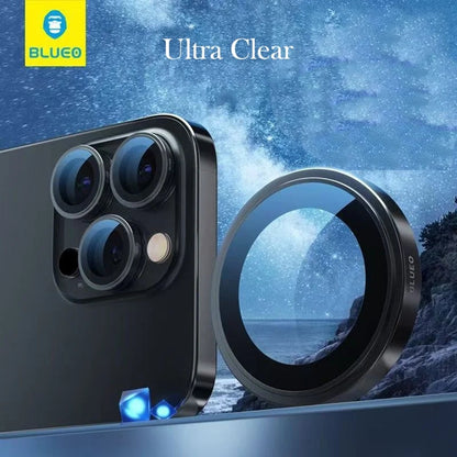 Película protetora para Câmara Traseira Blueo Sapphire Crystal para Apple iPhone 14 Pro Max / 14 Pro, Vidro Temperado, Roxo