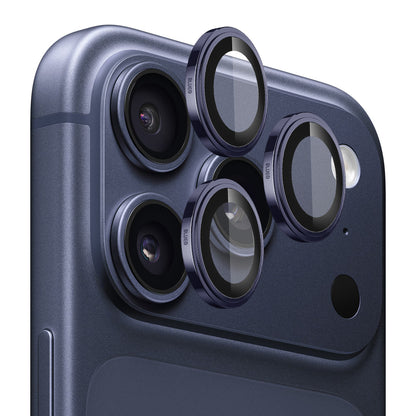 Película de Proteção para Câmera Traseira Blueo Sapphire Crystal para Apple iPhone 17 Pro Max / 17 Pro, Vidro Temperado, Azul