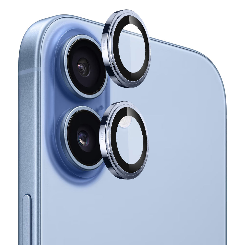 Película Protetora de Câmera Traseira Blueo Sapphire Crystal para Apple iPhone 17, Vidro Temperado, Azul