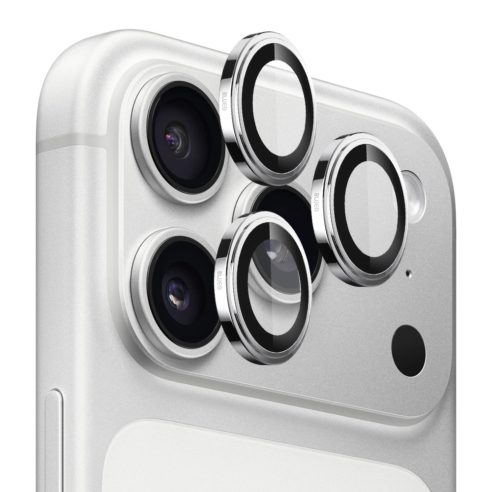 Película de proteção para a câmara traseira Blueo Sapphire Crystal para Apple iPhone 18 Pro / 18 Pro Max, vidro temperado, prateada