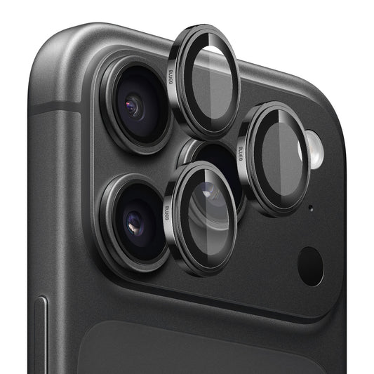 Película de proteção para a câmara traseira Blueo Sapphire Crystal para Apple iPhone 18 Pro / 18 Pro Max, vidro temperado, preta