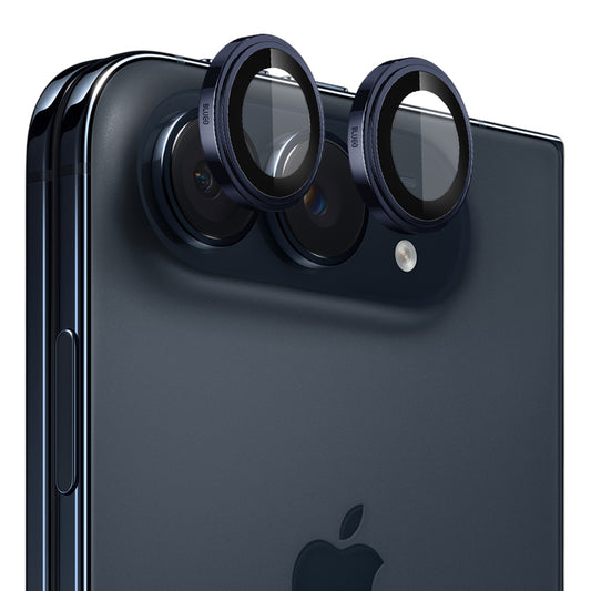 Película de proteção para a câmara traseira Blueo Sapphire Crystal para Apple iPhone Duo, vidro temperado, azul