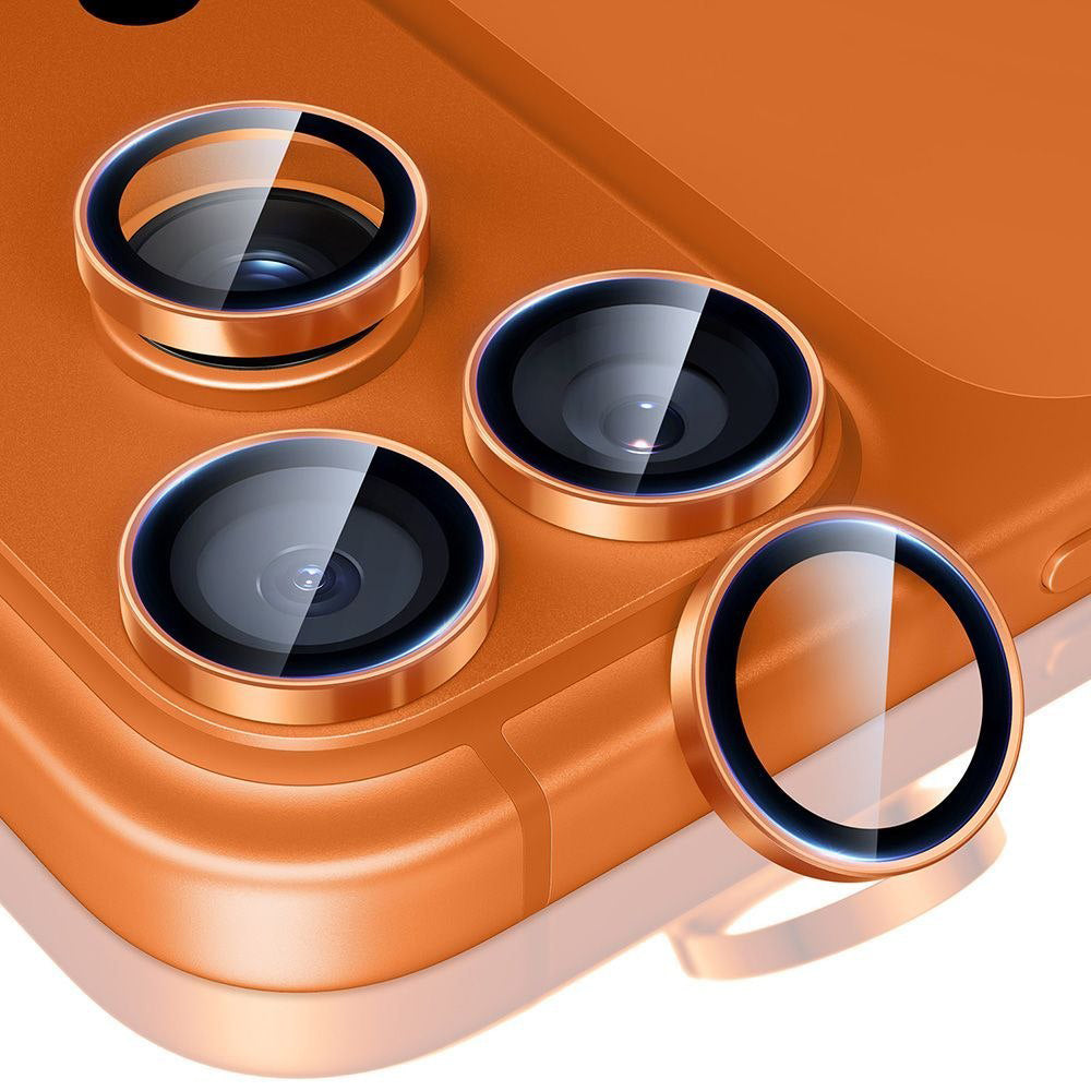 Película Protetora de Câmera Traseira ESR Armorite para Apple iPhone 14 Pro, Vidro Temperado, Laranja