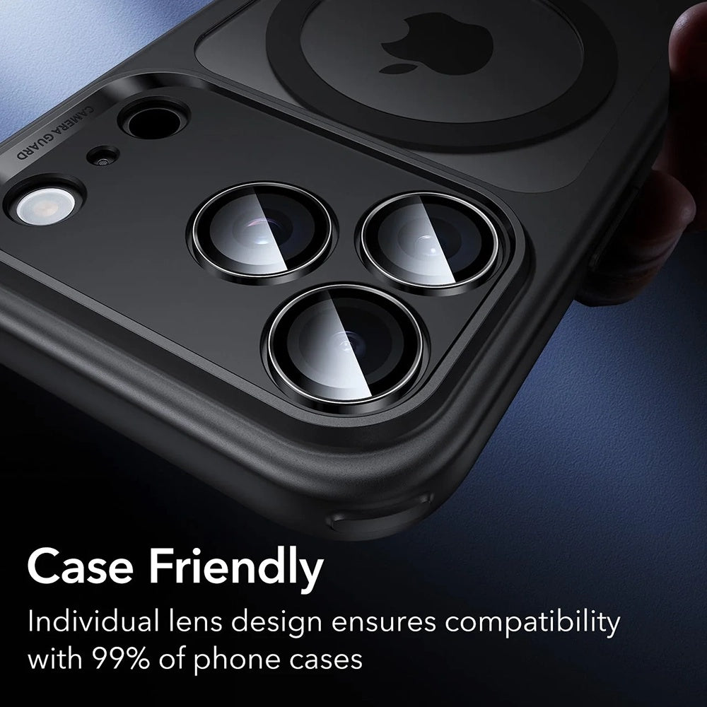 Película protetora para Câmara Traseira ESR Armorite para Apple iPhone 18 Pro / 18 Pro max, Vidro Temperado, Preto