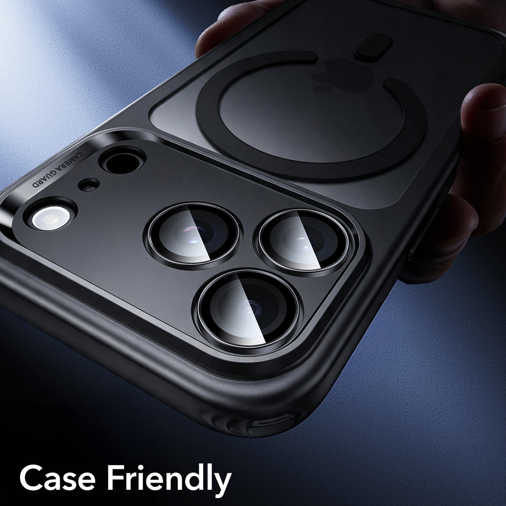 Película protetora para Câmara Traseira ESR Armorite para Apple iPhone 18 Pro / 18 Pro max, Vidro Temperado, Conjunto de 2 peças, Preto