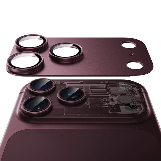 Película protetora para Câmara Traseira ESR Armorite Pro para Apple iPhone 18 Pro, Vidro Temperado, Vinho Escuro