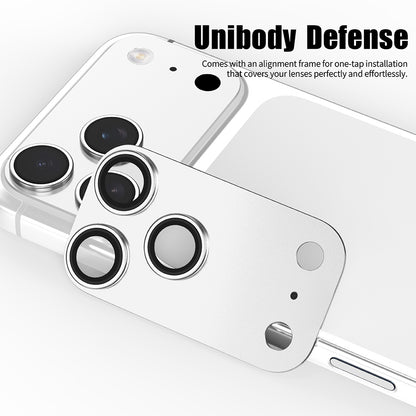Película protetora para Câmara Traseira Lito Crown Halo AR + AF para Apple iPhone 18 Pro Max, Vidro Temperado, Prateado