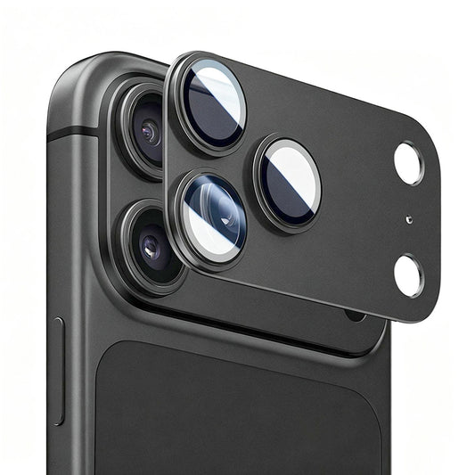 Película protetora para Câmara Traseira Lito Crown Halo AR + AF para Apple iPhone 18 Pro, Vidro Temperado, Preto