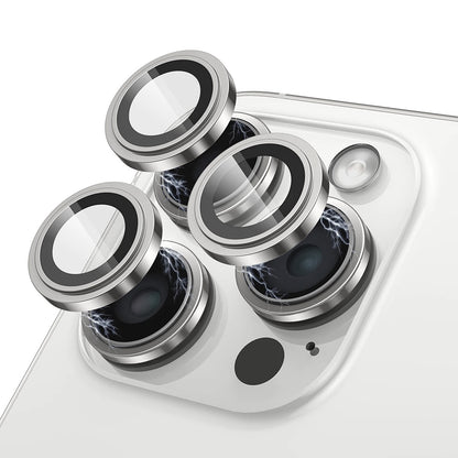 Película Protetora de Câmera Traseira Lito S+ para Apple iPhone 17 Pro Max / 17 Pro, Vidro Temperado, Prateada