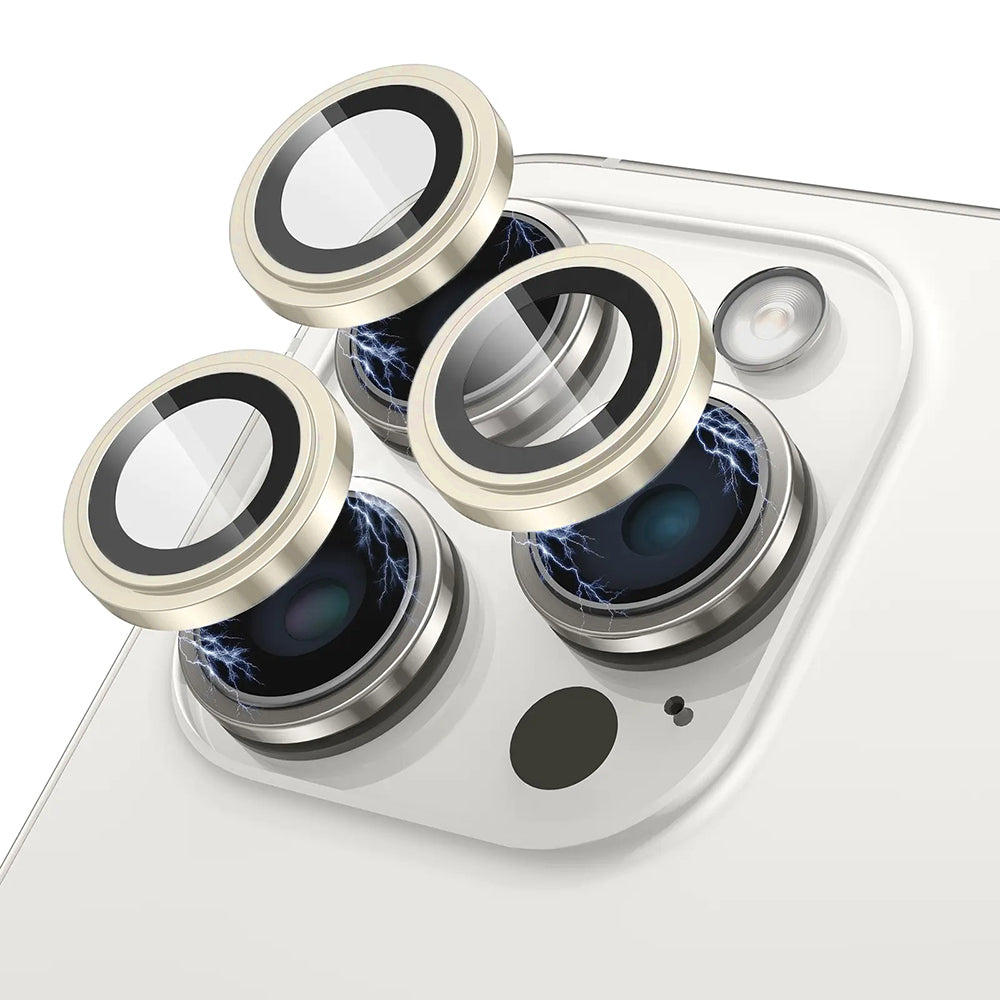 Película Protetora de Câmera Traseira Lito S+ para Apple iPhone 17 Pro Max / 17 Pro, Vidro Temperado, Amarela