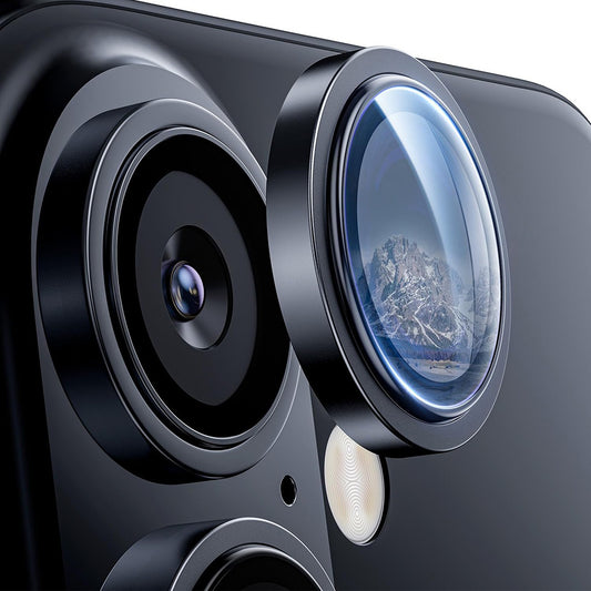 Película Protetora Lito S+ para Câmara Traseira do Apple iPhone 17, Vidro Temperado, Preta