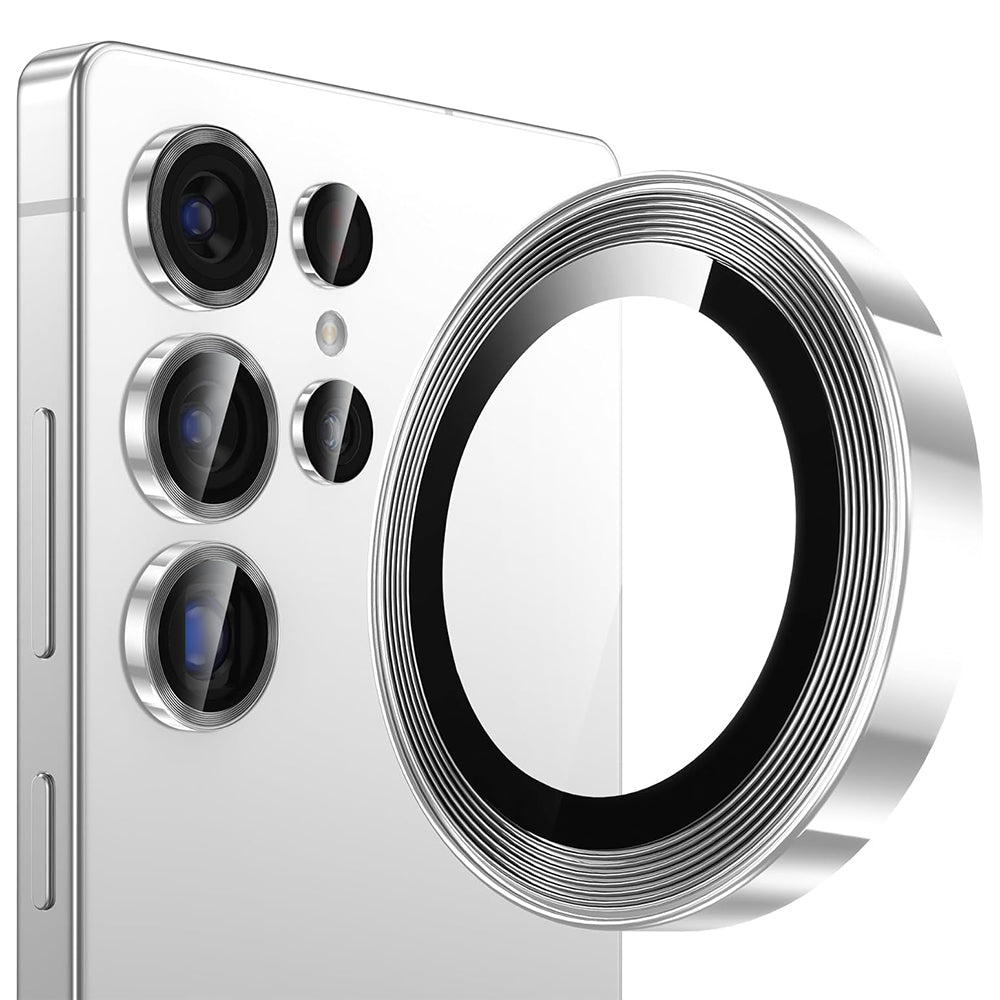 Lito S+ Rear Camera Protection Film for Samsung Galaxy S26 Ultra S948, Tempered Glass, Silver