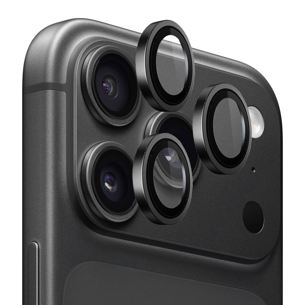 Película protetora para Câmara Traseira Lito Titanium AR para Apple iPhone 18 Pro / 18 Pro Max, Vidro Temperado, Preto