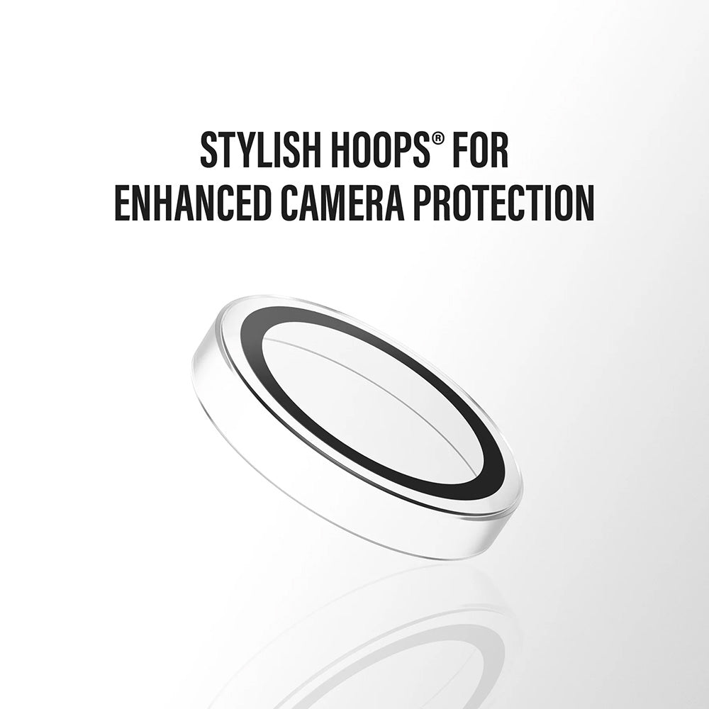 Película Protetora de Câmera Traseira PanzerGlass Hoops para Apple iPhone 17 Pro, Vidro Temperado, Transparente.