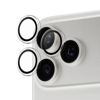 Película Protetora de Câmera Traseira PanzerGlass Hoops para Apple iPhone 17 Pro, Vidro Temperado, Transparente.