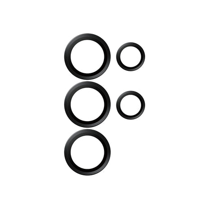 Película Protetora PanzerGlass Hoops para Câmara Traseira do Samsung Galaxy S25 Ultra S938, Vidro Temperado, Preta