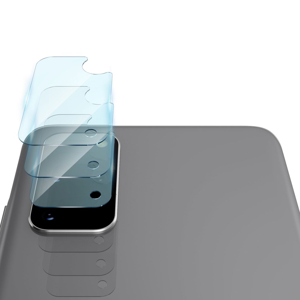 Película protetora para Câmara Traseira Ringke IDGL para Samsung Galaxy S20+ 5G G986 / S20+ G985, Vidro Temperado, Conjunto de 3 peças, Transparente