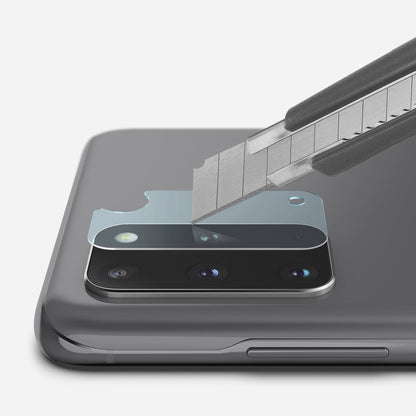 Película protetora para Câmara Traseira Ringke IDGL para Samsung Galaxy S20+ 5G G986 / S20+ G985, Vidro Temperado, Conjunto de 3 peças, Transparente