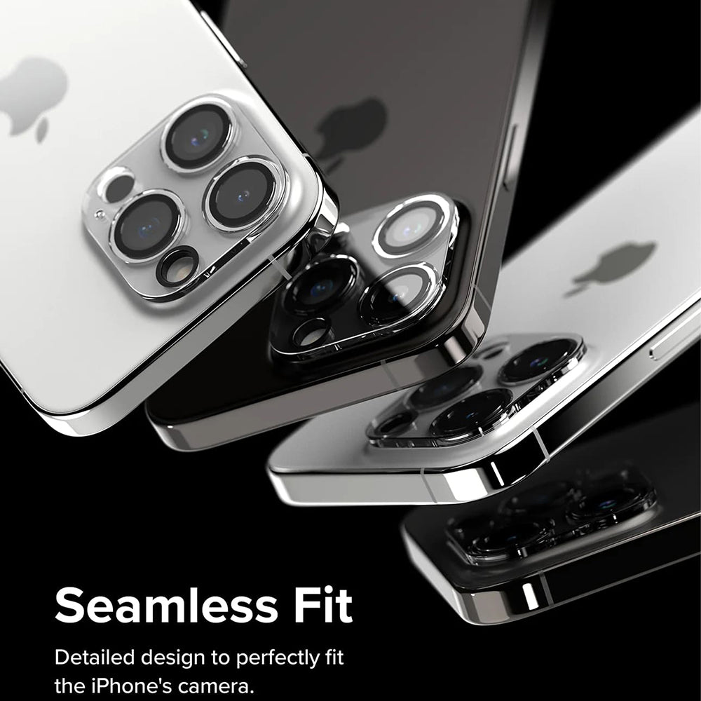 Película Protetora de Câmera Traseira Ringke para Apple iPhone 15 Pro Max, Vidro Temperado, Conjunto de 2 Peças, Transparente
