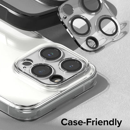 Película Protetora de Câmera Traseira Ringke para Apple iPhone 15 Pro Max, Vidro Temperado, Conjunto de 2 Peças, Transparente
