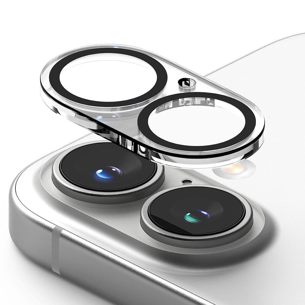 Película protetora para Câmara Traseira Ringke para Apple iPhone 16 Plus / 16, Vidro Temperado, Conjunto de 2 peças, Transparente