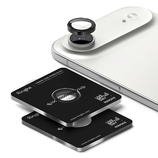 Película Protetora Ringke para Câmara Traseira do Apple iPhone 17 Air, Vidro Temperado, Preta