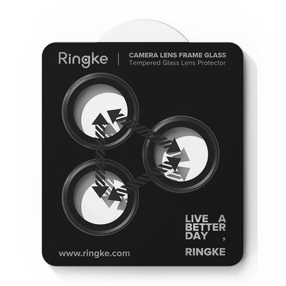 Película Protetora Ringke para Câmara Traseira do Apple iPhone 17 Pro Max / 17 Pro, Vidro Temperado, Preta