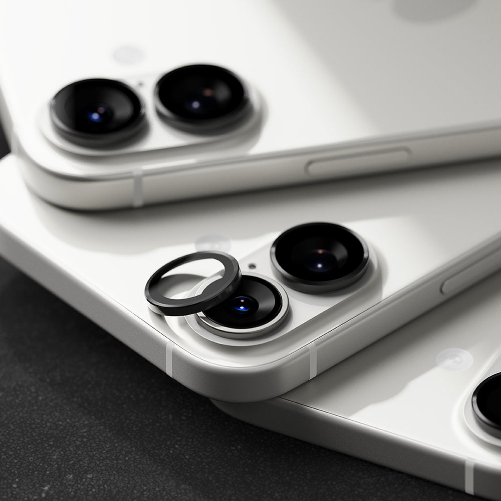 Película Protetora Ringke para Câmara Traseira do Apple iPhone 17, Vidro Temperado, Preta
