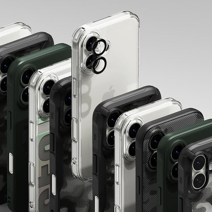 Película Protetora Ringke para Câmara Traseira do Apple iPhone 17, Vidro Temperado, Preta