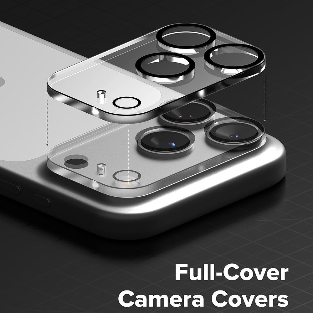 Película protetora para Câmara Traseira Ringke para Apple iPhone 18 Pro Max, Vidro Temperado, Conjunto de 2 peças, Transparente