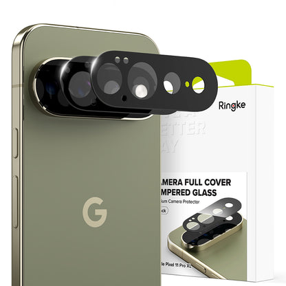 Película protetora para Câmara Traseira Ringke para Google Pixel 11 Pro XL, Vidro Temperado, Conjunto de 2 peças, Preto