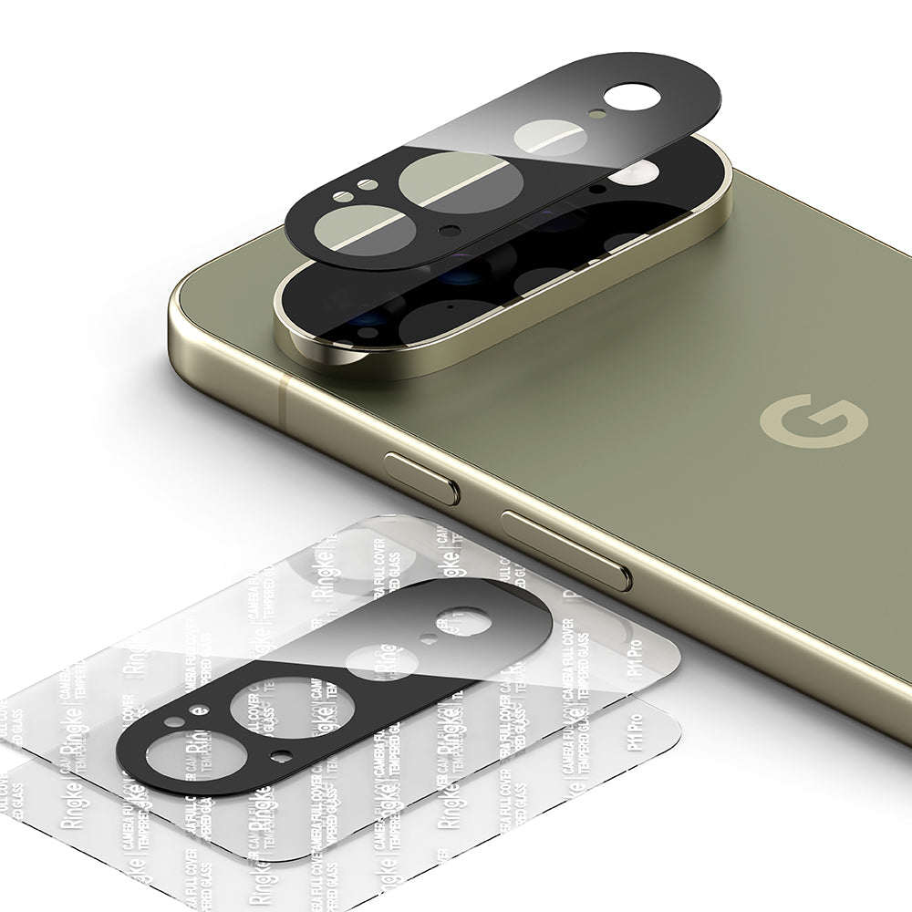 Película protetora para Câmara Traseira Ringke para Google Pixel 11 Pro XL, Vidro Temperado, Conjunto de 2 peças, Preto