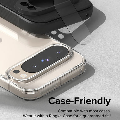 Película protetora para Câmara Traseira Ringke para Google Pixel 9 Pro, Vidro Temperado, Conjunto de 3 unidades, Transparente