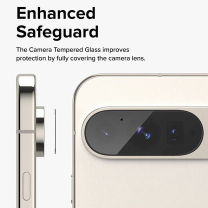 Película protetora para Câmara Traseira Ringke para Google Pixel 9 Pro, Vidro Temperado, Conjunto de 3 unidades, Transparente