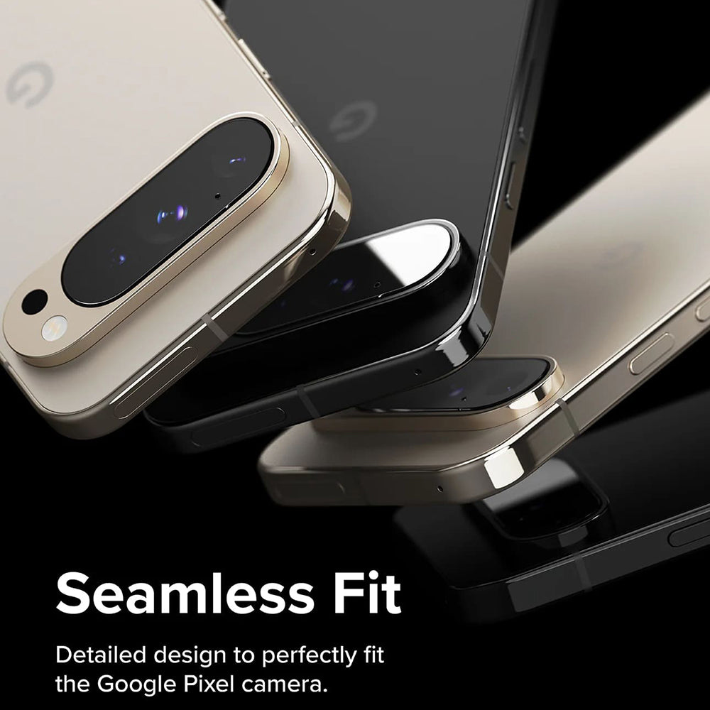 Película Protetora de Câmera Traseira Ringke para Google Pixel 9 Pro XL, Vidro Temperado, Conjunto de 3 Peças, Transparente