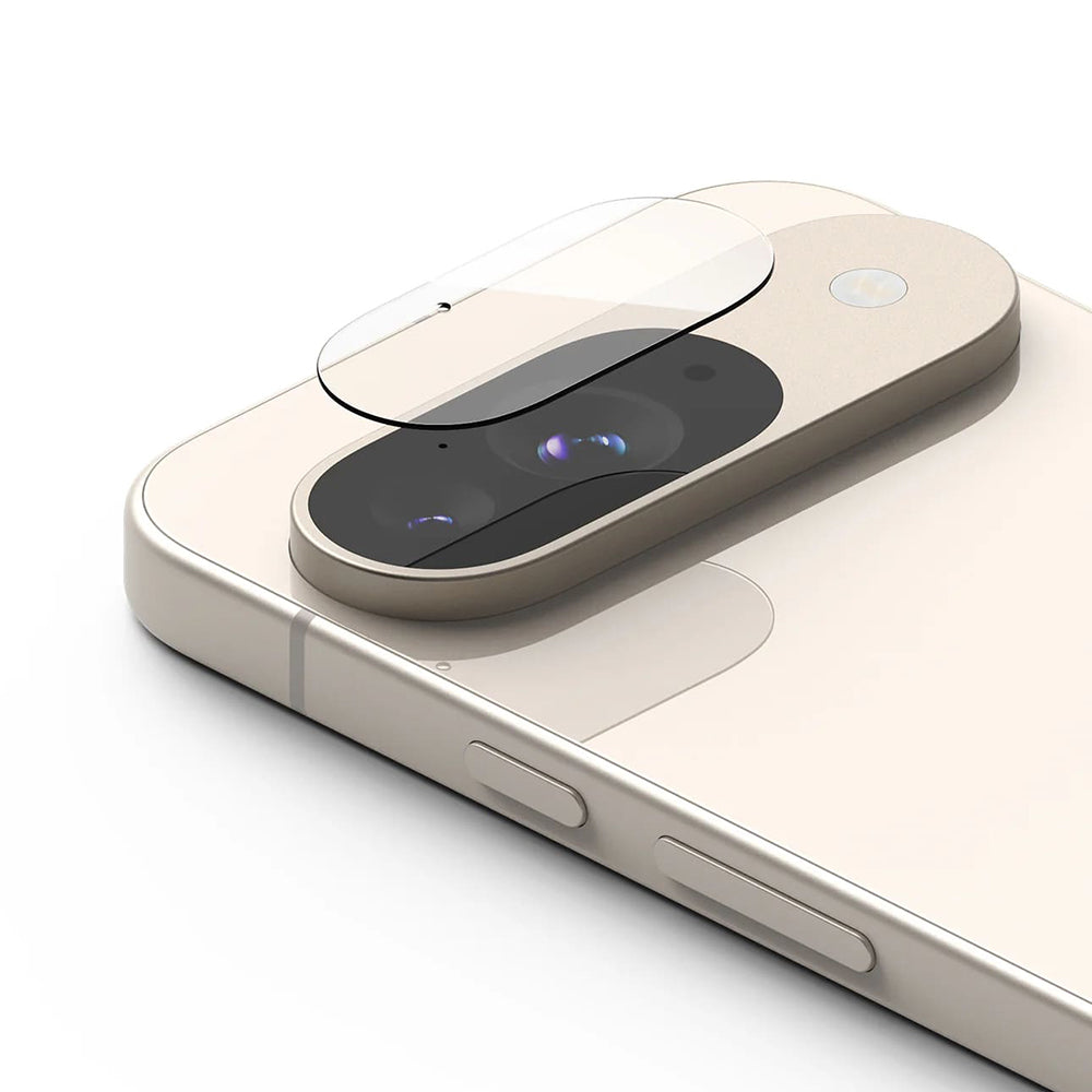 Película Protetora de Câmera Traseira Ringke para Google Pixel 9, Vidro Temperado, Conjunto de 3 Peças, Transparente
