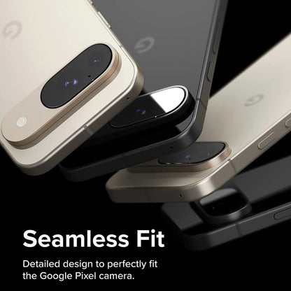 Película Protetora de Câmera Traseira Ringke para Google Pixel 9, Vidro Temperado, Conjunto de 3 Peças, Transparente
