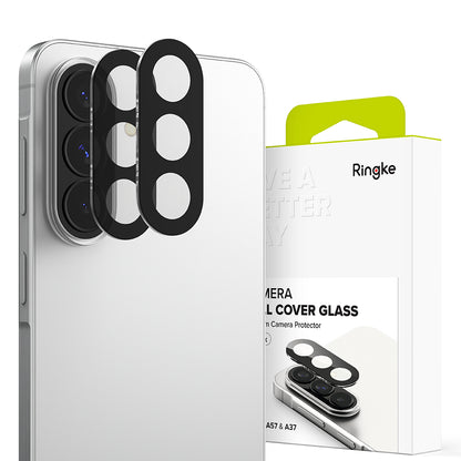 Película Protetora de Câmera Traseira Ringke para Samsung Galaxy A57 5G / A37 5G, Vidro Temperado, Conjunto de 2 Peças, Transparente