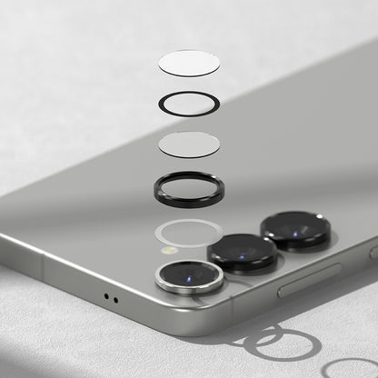Película Protetora Ringke para Câmara Traseira para Samsung Galaxy S25 S931, Vidro Temperado, Preta