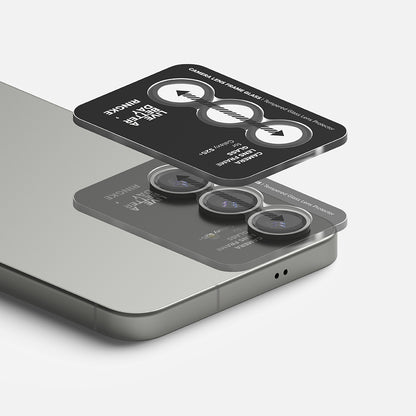 Película Protetora Ringke para Câmara Traseira para Samsung Galaxy S25 S931, Vidro Temperado, Preta