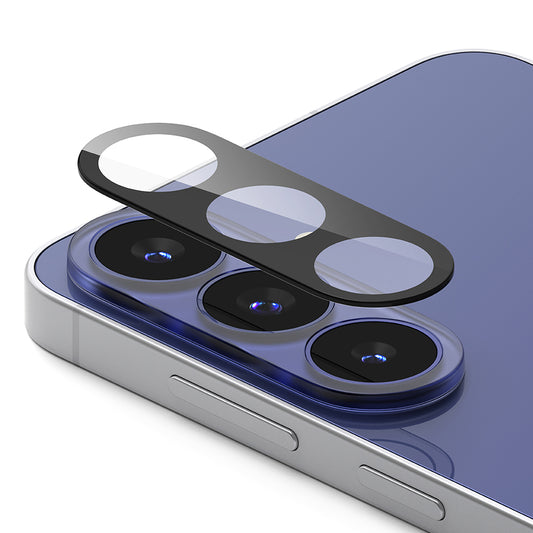 Película protetora para Câmara Traseira Ringke para Samsung Galaxy S26 FE S741, Vidro Temperado, Conjunto de 2 peças, Preto