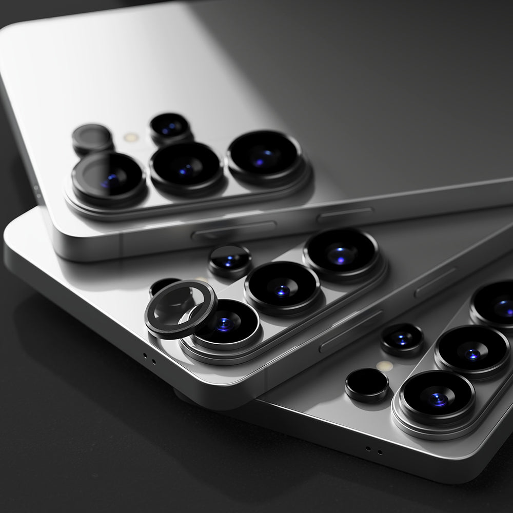 Película Protetora de Câmera Traseira Ringke para Samsung Galaxy S26 Ultra S948, Vidro Temperado, Conjunto de 2 peças, Preta