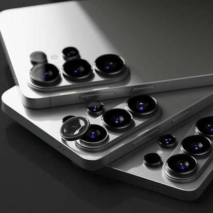 Película Protetora de Câmera Traseira Ringke para Samsung Galaxy S26 Ultra S948, Vidro Temperado, Conjunto de 2 peças, Preta