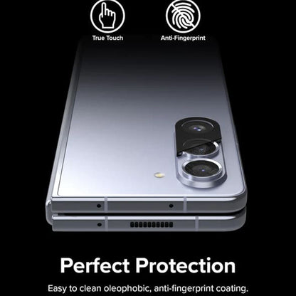 Película protetora para Câmara Traseira Ringke para Samsung Galaxy Z Fold5 F946, Vidro Temperado, Conjunto de 2 peças, Transparente