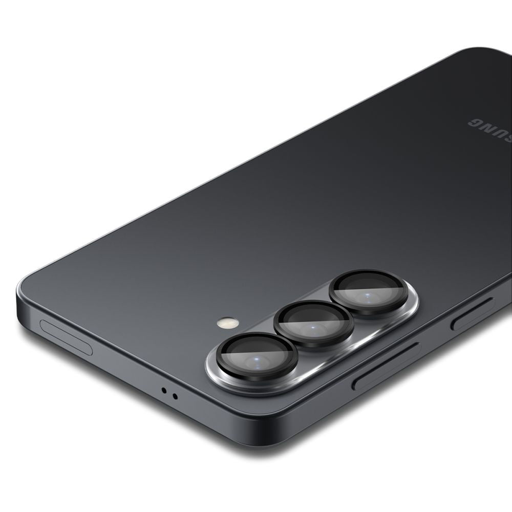 Película Protetora de Câmera Traseira Spigen GlastR EZ FIT Optik Pro HD para Samsung Galaxy S26 S942, Vidro Temperado, Conjunto de 2 Peças, Preta AGL11099