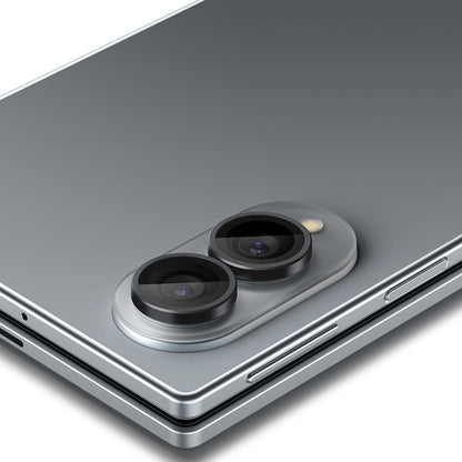 Película protetora para Câmara Traseira Spigen GlastR EZ FIT Optik Pro HD para Samsung Galaxy Z Fold8 F971, Vidro Temperado, Conjunto de 2 peças, Preto AGL11944