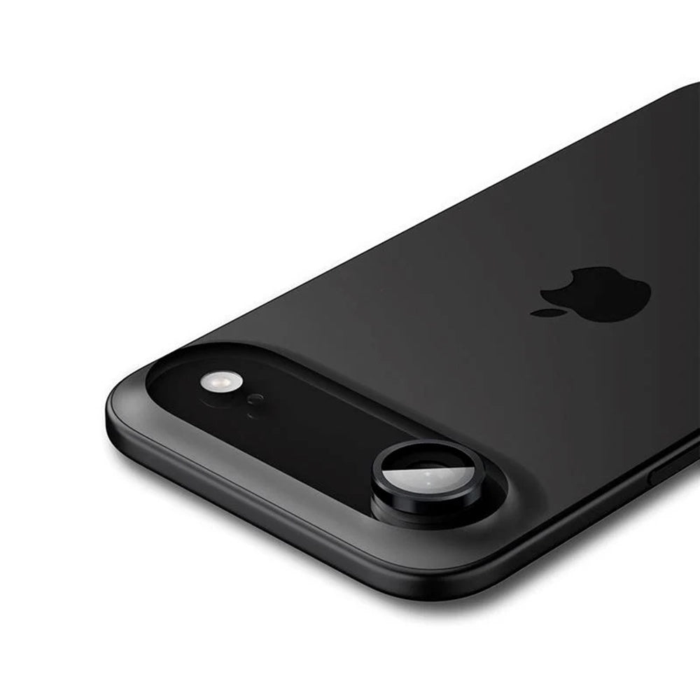 Película Protetora de Câmera Traseira Spigen GlastR EZ FIT Optik Pro para Apple iPhone 17 Air, Vidro Temperado, Conjunto de 2 Peças, Preta