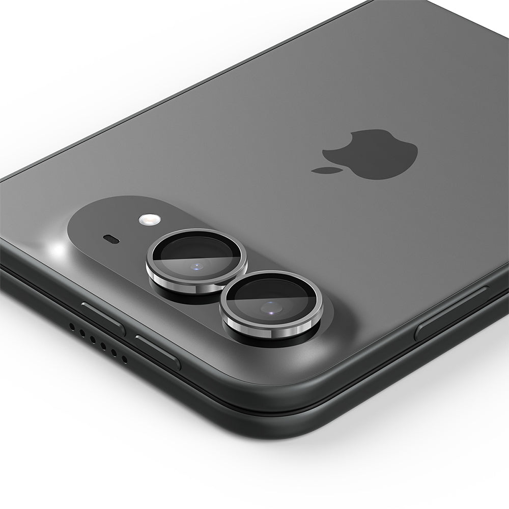 Película protetora para Câmara Traseira Spigen GlastR EZ FIT Optik Pro para Apple iPhone Duo, Vidro Temperado, Conjunto de 2 peças, Cinzento AGL12012